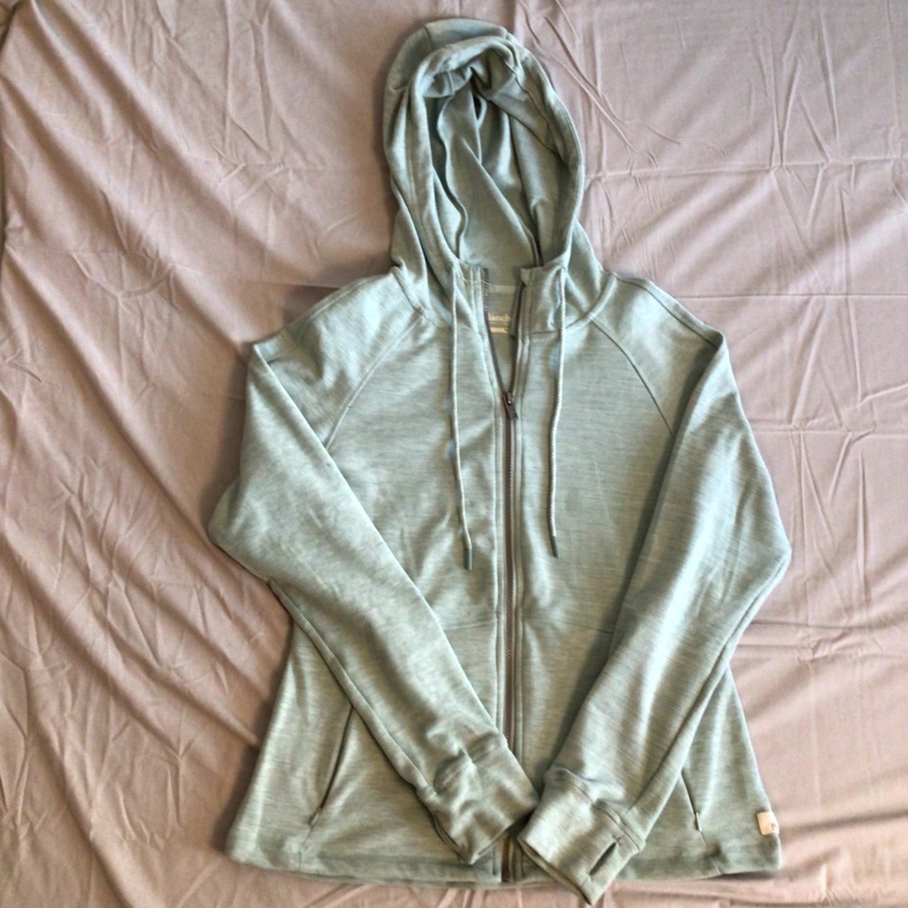Avalanche Women's Jacket Medium Heathered Sage‎ Green Stretch Everywear Full Zip